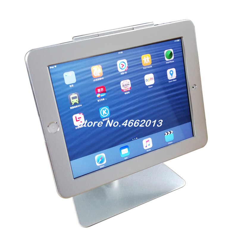 Soporte seguro reversible de aluminio para tableta con cerradura antirrobo para tienda ipad 2 3 4 air1 2 Pro 9,7 POS display