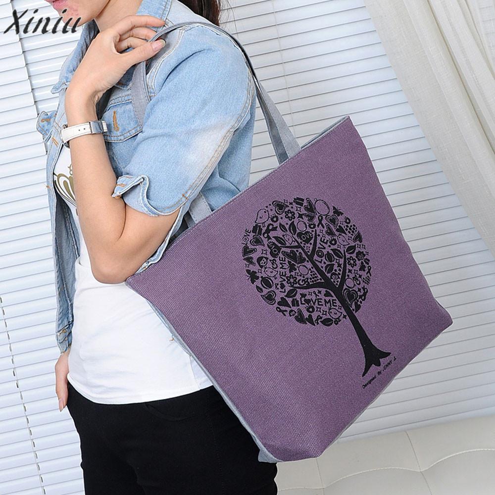 Handtas dames tas schattige print dames canvas tassen schoudertas casual handtassen bolsas feminina sac a main #5