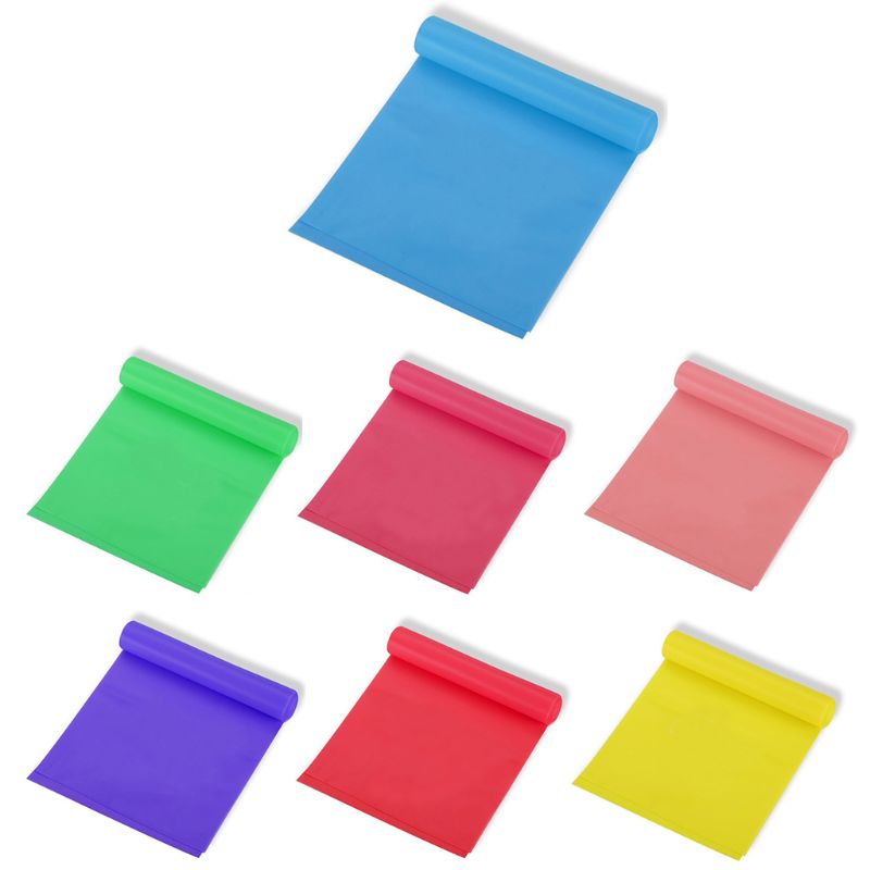 Yoga Pilates Resistance Band Stretching Pull Up Elastic Loop Strength Training