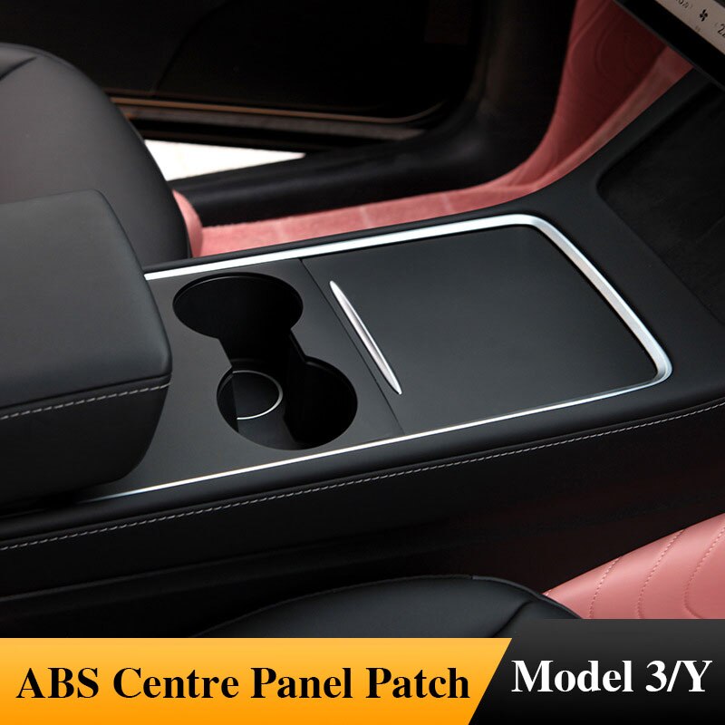 Car Central Control Panel Sticker For Tesla Model 3 Wood Center Console Accessories Model Y Interior Film Wood Grain