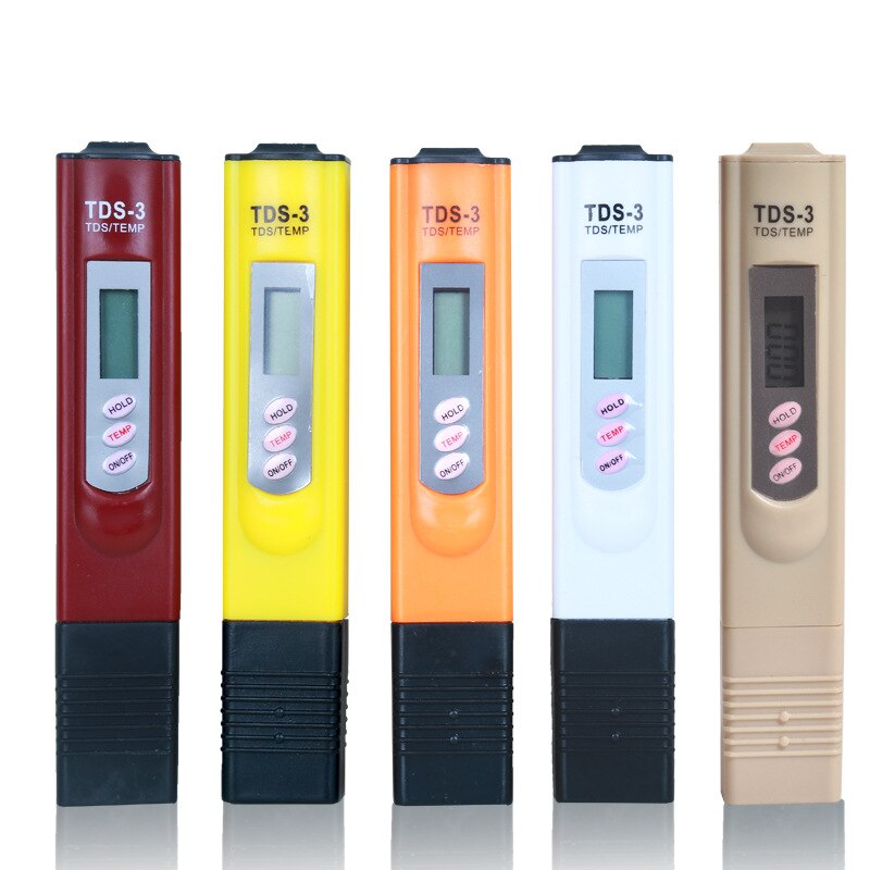 Testeur de filtre numérique TDS mesurant la pureté de la de l'eau, outil de Test 0-9990 PPM LCD stylo de Test de température