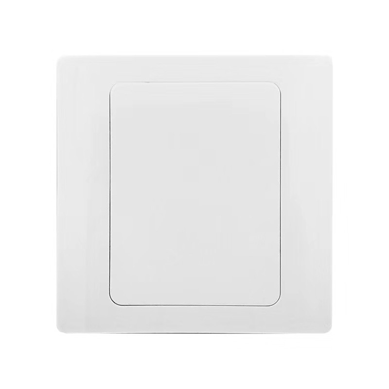 10pcs Type 86 Electric Wall Switch Socket Blank Cover Panel White ABS Outlet Cover Plate