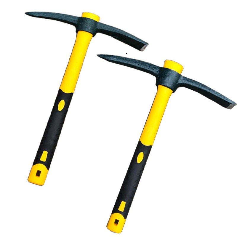 Steel pickaxe outdoor all steel mountain digging small hoe digging tree roots digging bamboo shoots pickaxe household vegetable