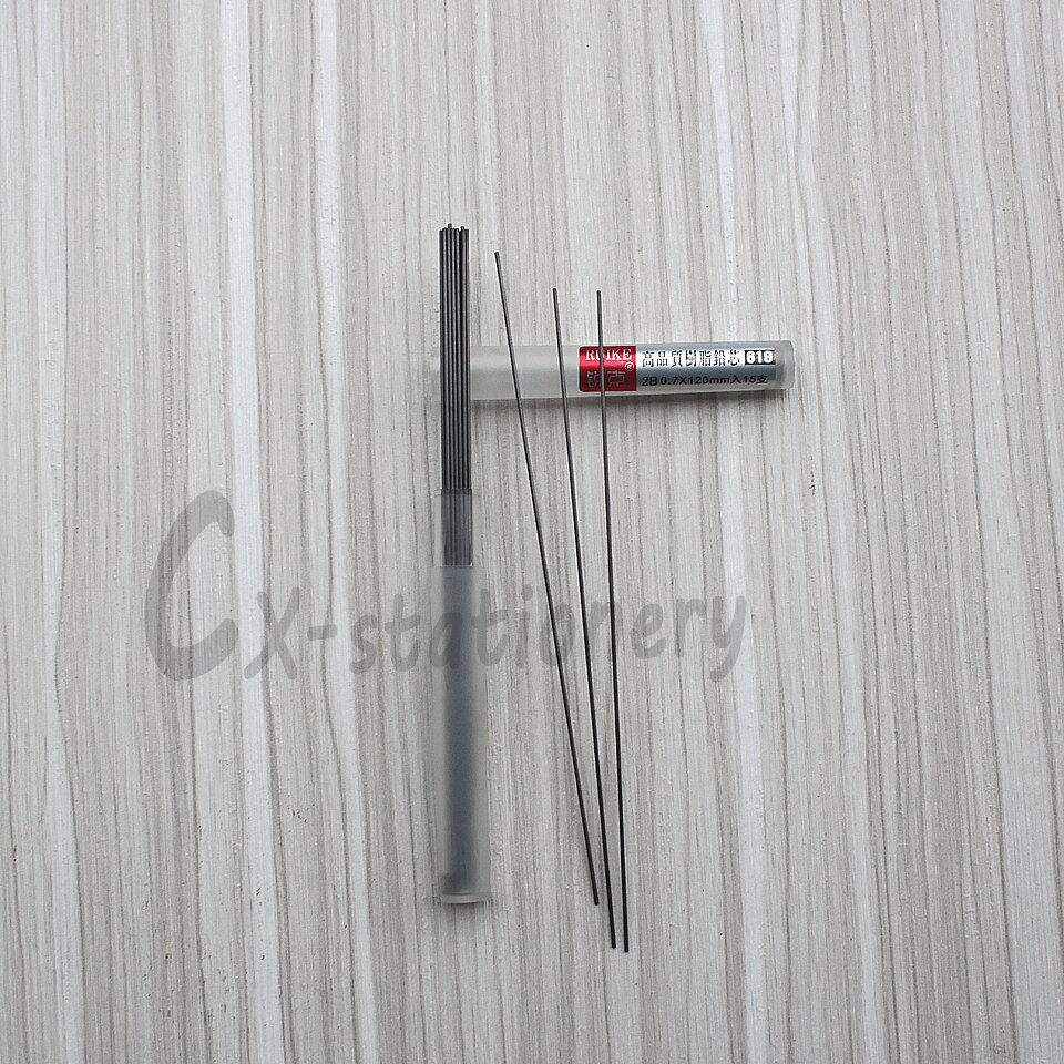 4pcs/lot Mechanical Pencil Lead Refills 2B 0.5mm 120mm Long Drawing Special Leads School Product Supplier