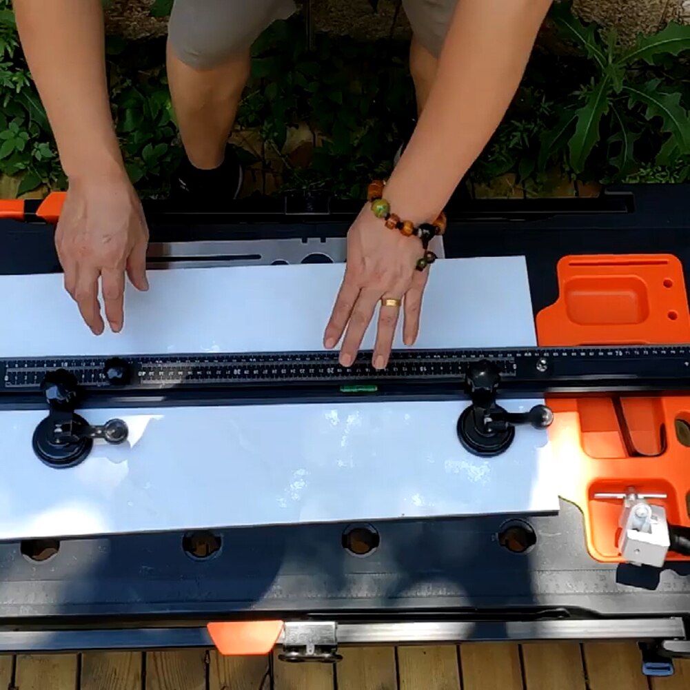 Cutting Tool Multifunction Positioning Special-shaped Measuring Ruler Cutting Dependent Tool Tile 80/120 cm