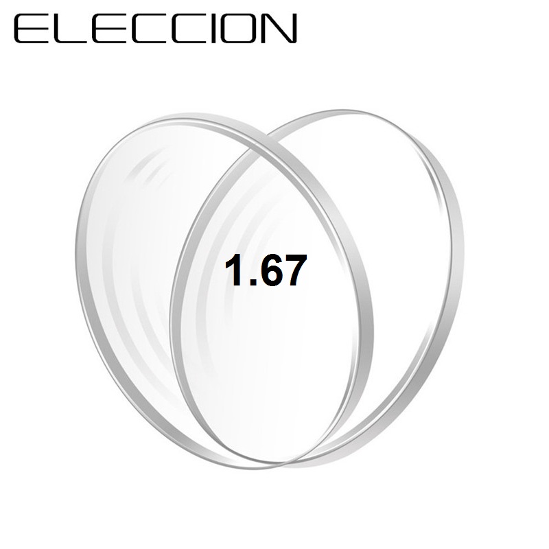 Eleccion 1.56 1.61 1.67 1.74 (  sph:  +8.00 ~ -12.00 )  asfæriske briller linser nærsynethed hypermetropi presbyopi optisk receptlinse