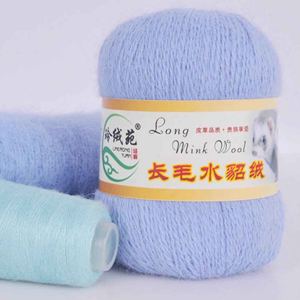 Morbida Lana di Visone sentiero E Filati A Mano a maglia di Lusso Lungo-di lana Cachemire Lavorato A Maglia uncinetto sentiero E Filati per L'autunno: 4