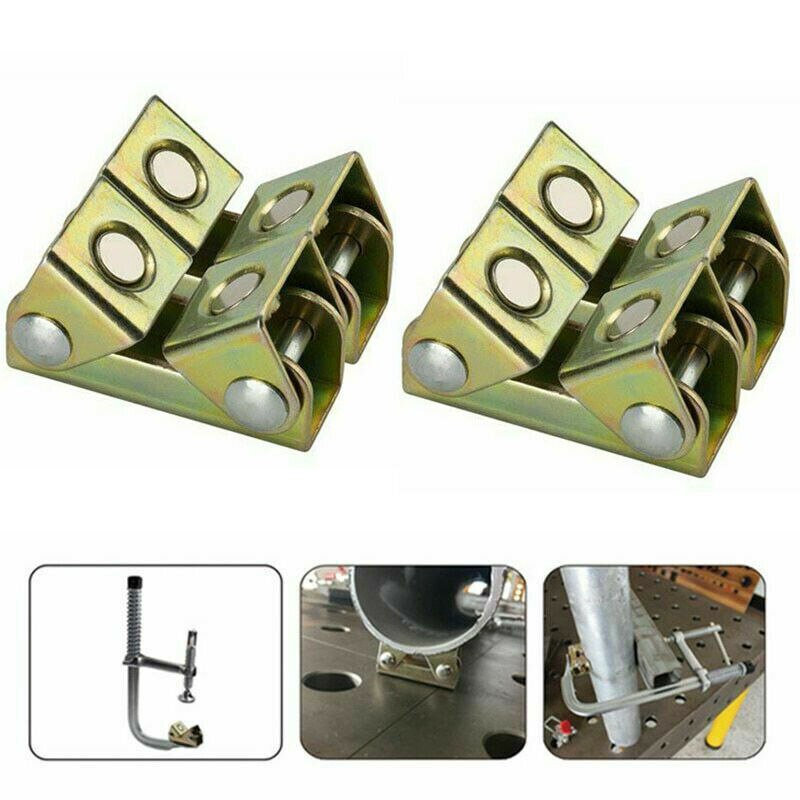 V Type Magnetic Welding Clamps Holder Suspender Fi. Grandado