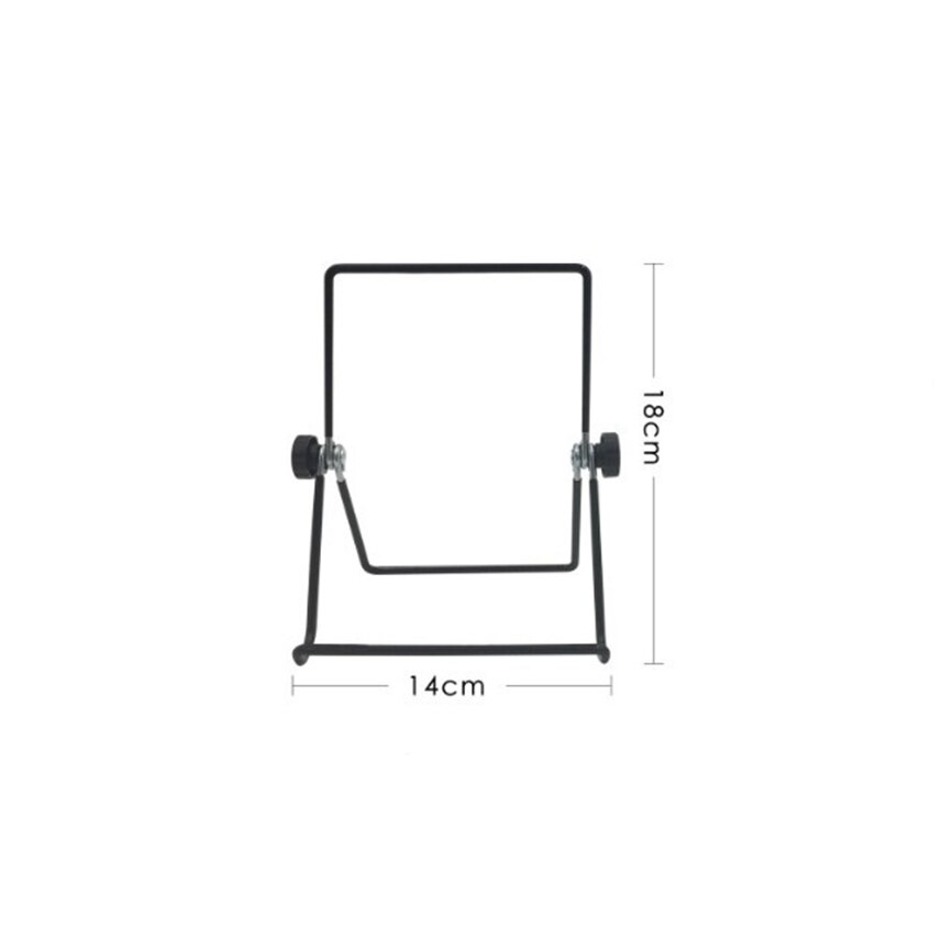 Support de tablette Simple Support en or Rose Support de Support pliant bureau de refroidissement IPAD téléphone Mobile Support universel supports étagère: C-L-Black