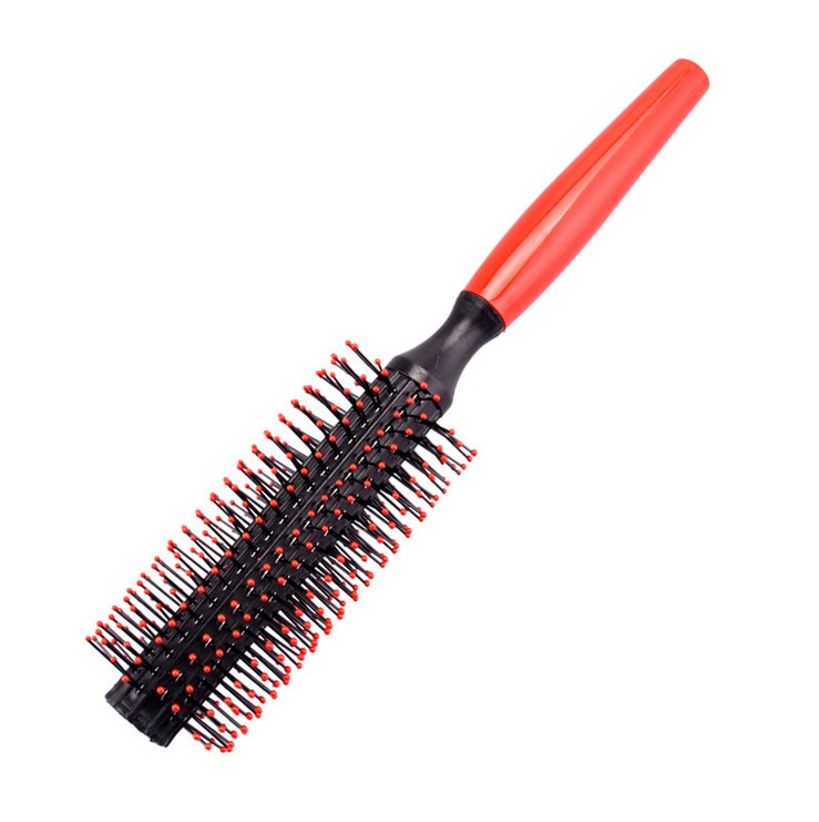 1pcs Round Hair Care Brush Salon Comb Anti-static Wavy Curly Styling Dressing Curling Comb Hair Styling Tool