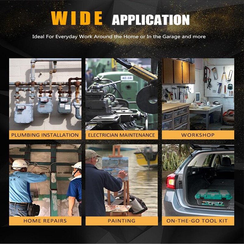 Proskit SB-1418 Portable impact resistant repair box suitable for electromechanical repair vehicle tools art fishing tool box