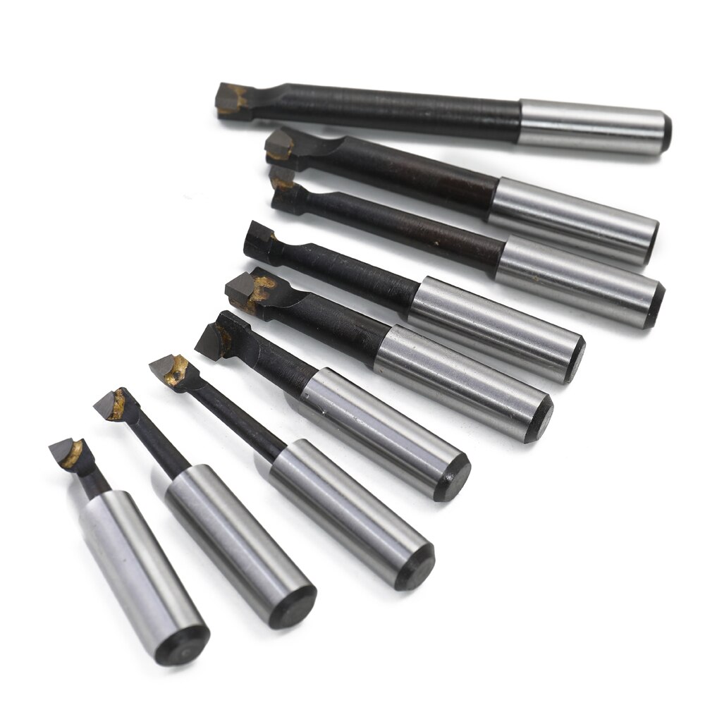 Meterk 9Pcs Alloy Shank Boring Bar Set Carbide Tipped Bars 12Mm For 2 Inch 50Mm Boring Bar For Lathe Milling Mayitr