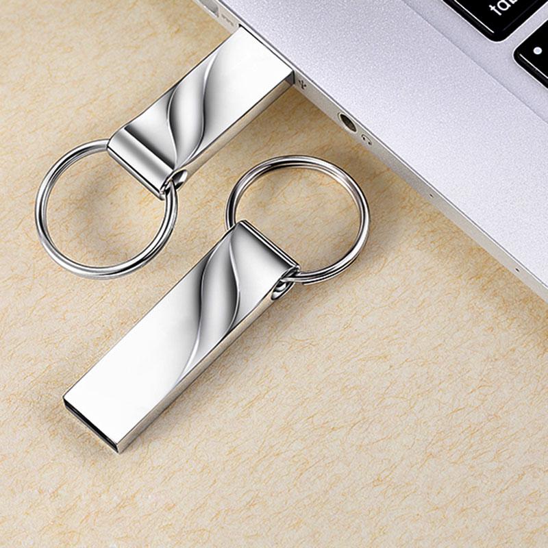 Usb Flash Drive 2.0 Metalen Pen Drive 4G 8G 16G 32G 64G 128G Cle usb Flash Memory Stick Pendrive 256Gb High Speed Flash Drives