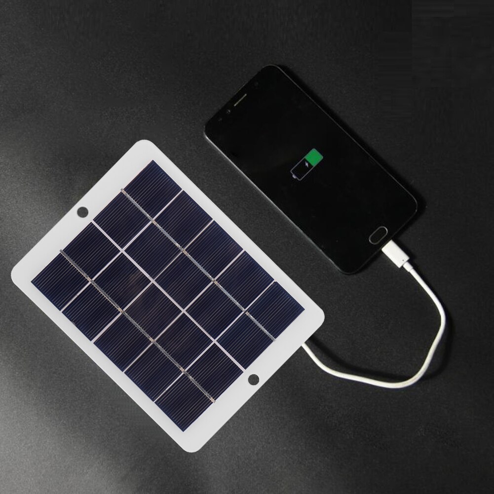 3W Draagbare Zonnepaneel Mini Power Solar Batterij Outdoor Mobiele Telefoon Oplader Outdoor Nood Apparaat Kits