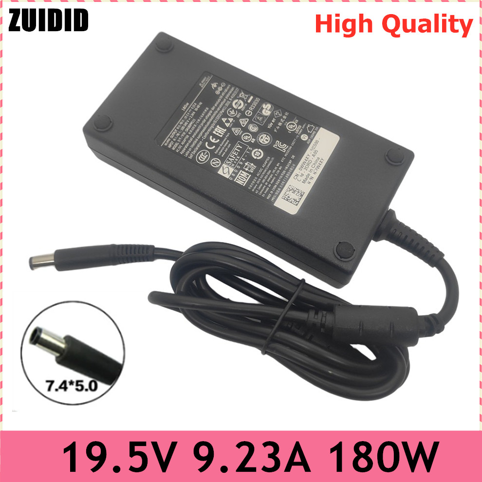 Chargeur Original 180W 19.5V 9.23A 7.4x5.0mm, adaptateur secteur pour ordinateur portable Dell Precision M4600 M4700 M4800 G3 3579 P72F42F