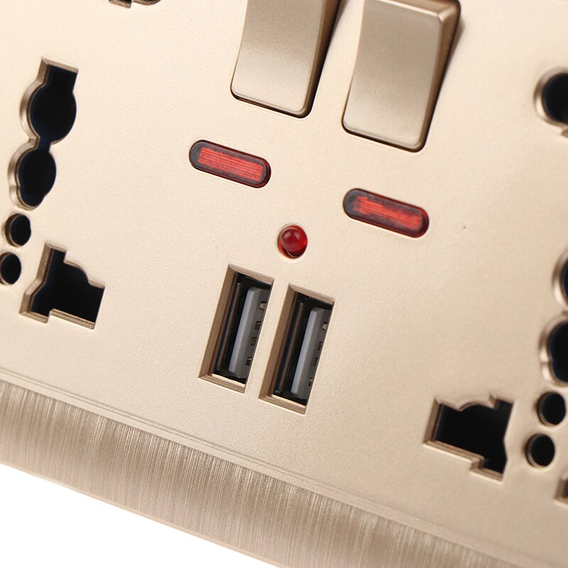 Stopcontact Universele 5 Gat 2.1A Dual Usb Charger Port Socket
