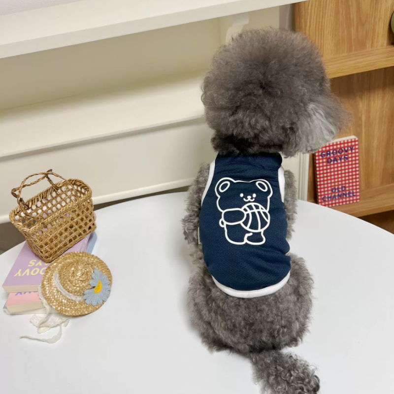 Camiseta para perros, chaleco para mascotas, ropa de primavera y verano para perros, camiseta interior para perros de oso sólido, camisas para cachorros de Chihuahua Bichon, disfraz para perros y niñas
