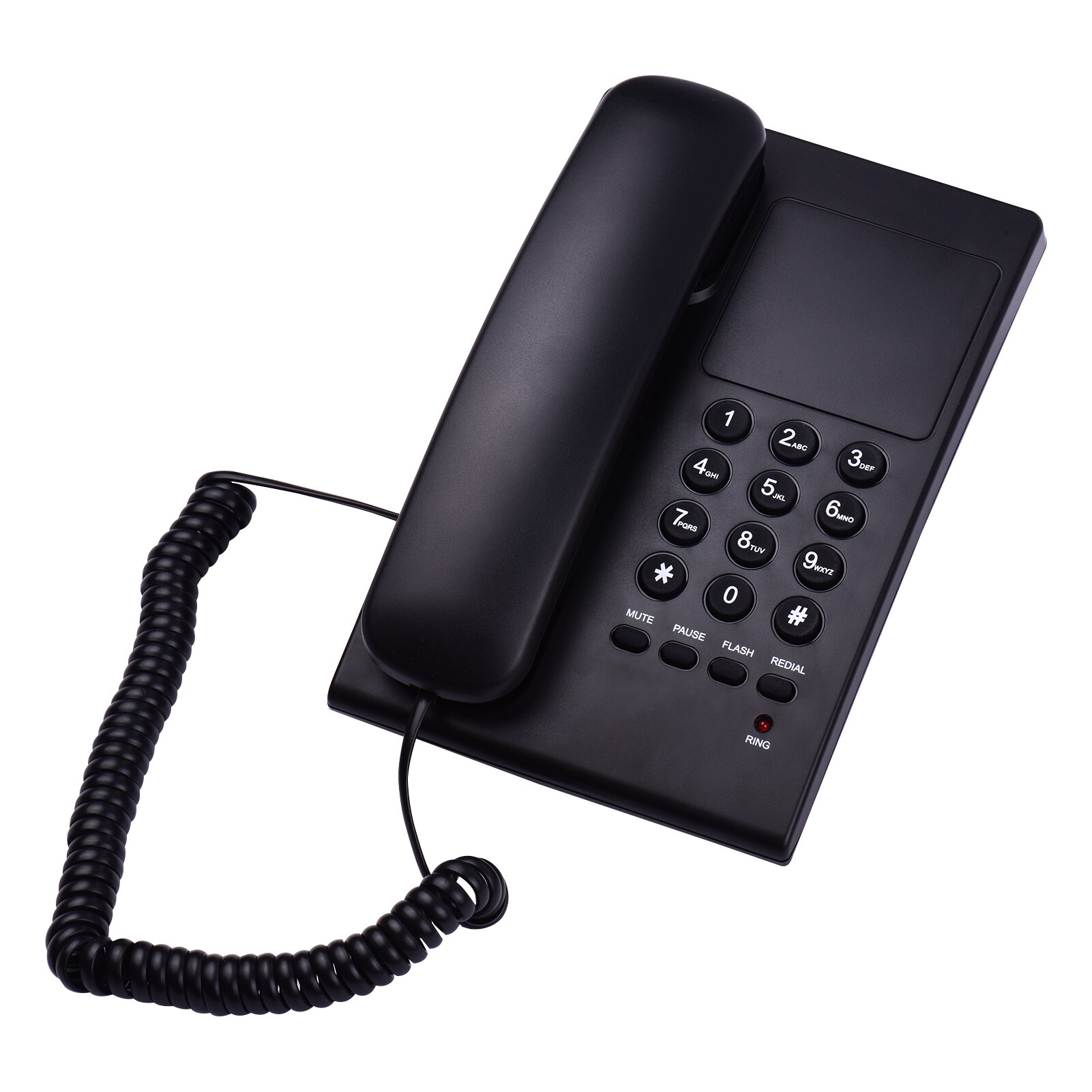 Corded Phone Desk Landline Phone Wall Mountable Telephone Support Ringer/Handset Receive Volume Control Flash Mute Function