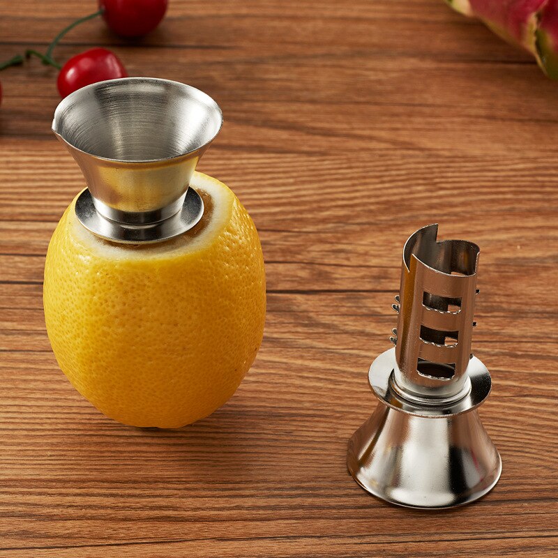 Citronborr nyaste rostfritt stål liten fruktpress saft citronsaft manuellt