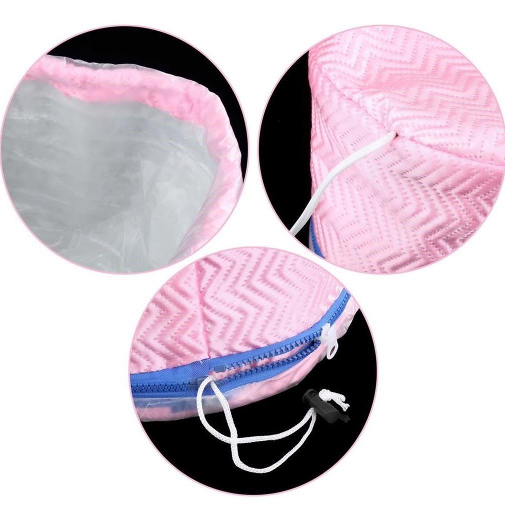 Electric Hair Thermal Beauty Steamer SPA Nourishing Hair curler stright Care Cap Styling Tool Adjustable temperature heating cap