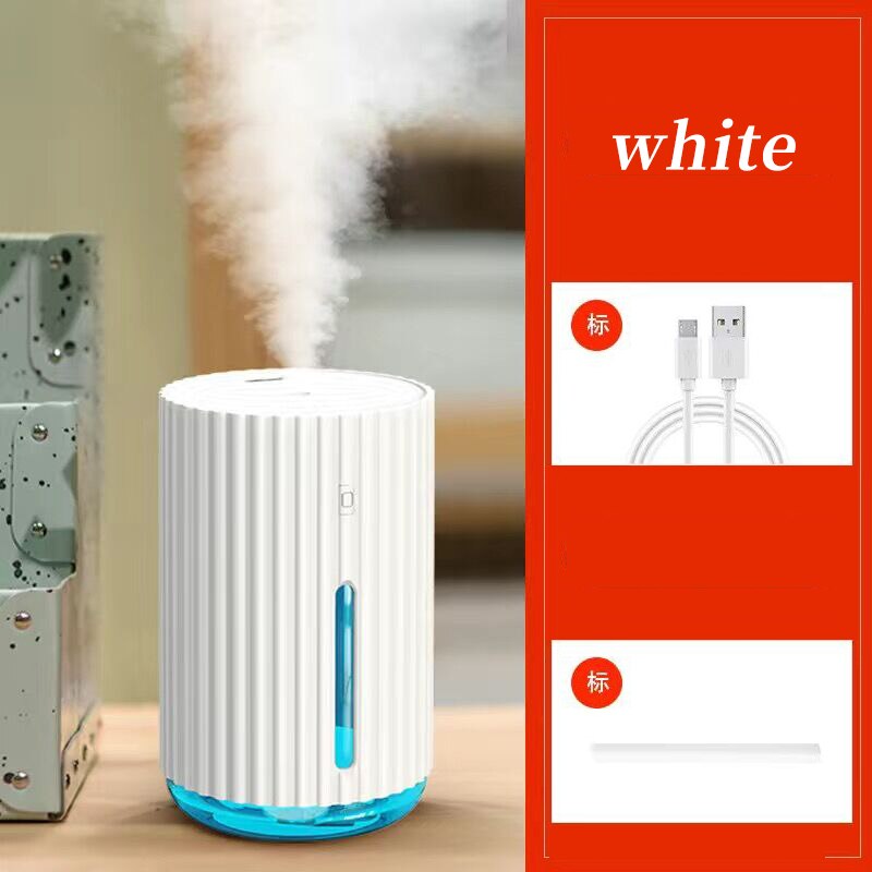 aria di casa Umidificatore Portatile USB senza fili Acqua aroma nebbia Diffusore Vita Mostra Aromaterapia Humidificador telecamera da letto di ufficio: upgrade bianca