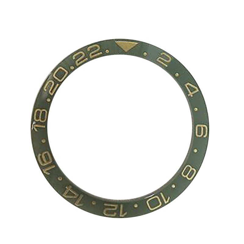 1pc peças de relógio 38mm moldura cerâmica inserções caso relógio acessórios para 40mm submariner relógio de pulso masculino reparação substituição