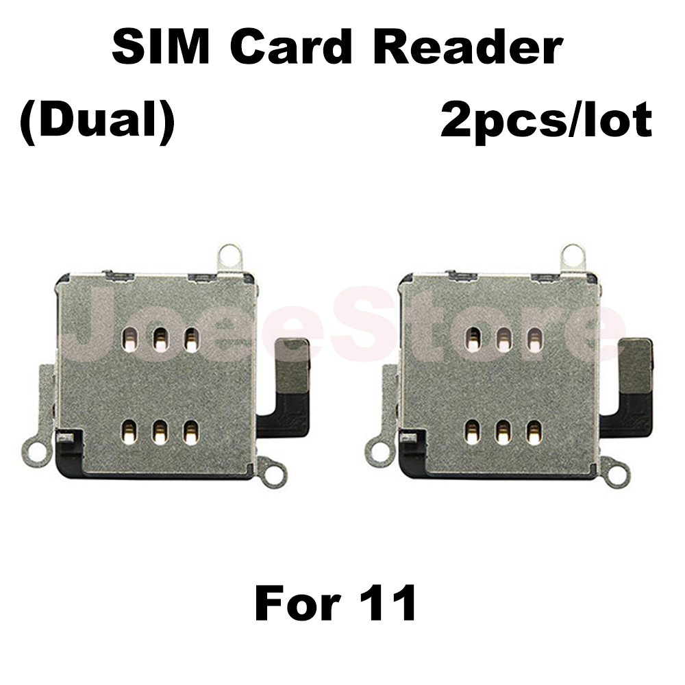 2 stuks simkaartlezer voor iphone 11 12 13 14 15 16 pro max, inclusief dual sim-kaartsleuf, interne simkaartadapter en flexkabel (vervangingsonderdelen).: Roos