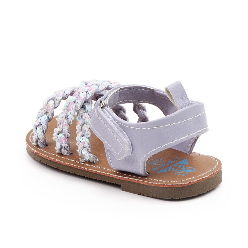 Sommerliche lauflernschuhe für mädchen, Ideal für geburtstagsfeiern, funkelnde kristall-kristallschuhe, weiche kleinkinderschuhe für 0-18m- jährige, Baby-sandalen