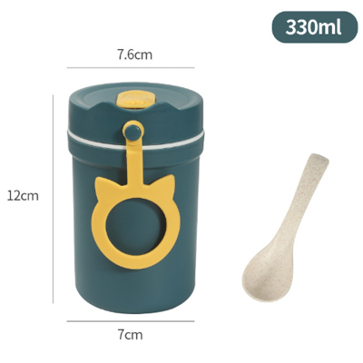 Kunststoff Suppe Kasten Versiegelt dicht Lunchbox freundlicher Frühstück Reisbrei Suppe Tasse Lebensmittel Container Mahlzeit Vorbereitung Bento Kasten: 3