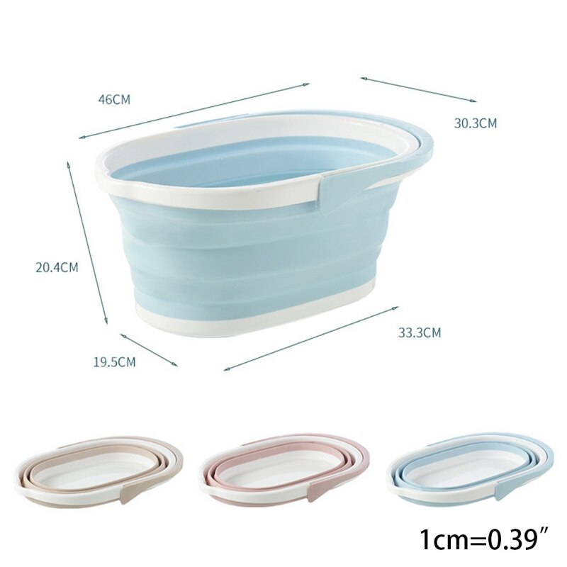 Serpillière pliable Portable, seau de vidange, bassin solide, pour le tourisme en plein air, seau propre pour poisson 37mf