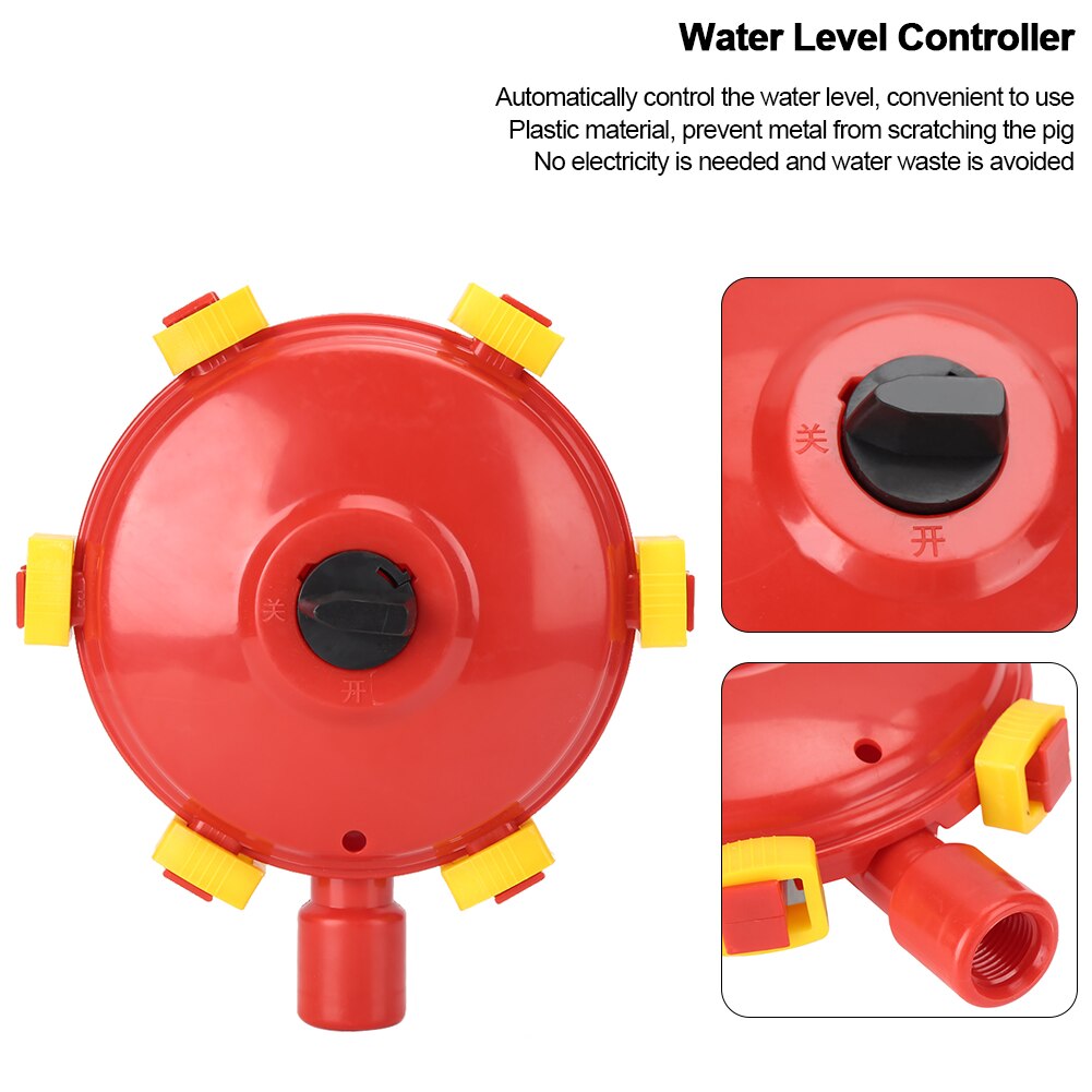 6 Claws Automatic Pig Water Level Controller Control Valve Farm Drinking Water Accessories Float Water Tower Water Farm Control