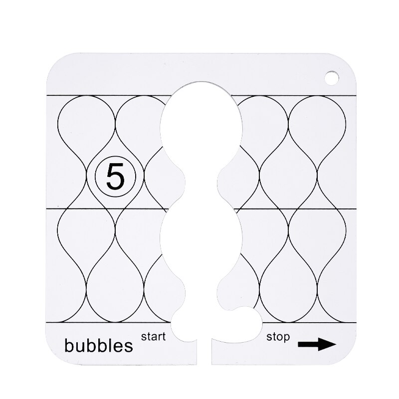 LMDZ 12 Kinds of Sewing Templates Patchwork Rulers Sewing Machine Quilter's Ruler Sewing Stencil Tool Sewing Accessories: type 11