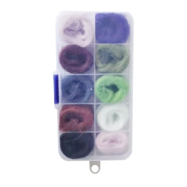 10/15/24/36 DIY Mixed Colors Needle Felting Wool Felting Tools Handmade Felt Needle Felting Craft Fabric Handcraft Accessories: 02