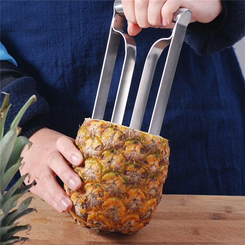 Praktische Edelstahl Ananas Corer Schneidemaschine Cutter Schäler Ring Keil sterben edelstahl Ananas corer leicht schälen