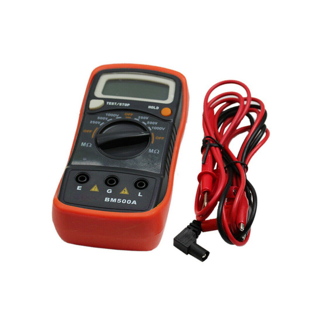 BM500A Handheld Resistance Tester 1999M Digital Insulation Resistance Tester 1000V Auto Range Insulation Meter Megohmmeter
