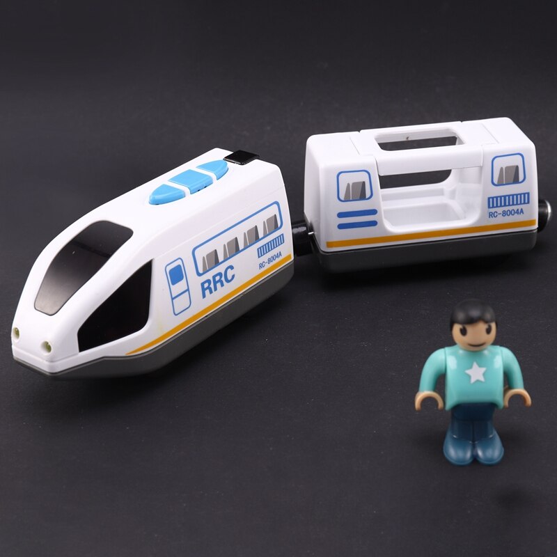 Elektrische Rc Trein Speelgoed Auto Treinen Afstandsbediening Trein Speelgoed Blauw En Wit Elektrische Afstandsbediening Trein Speelgoed Auto Kinderen speelgoed