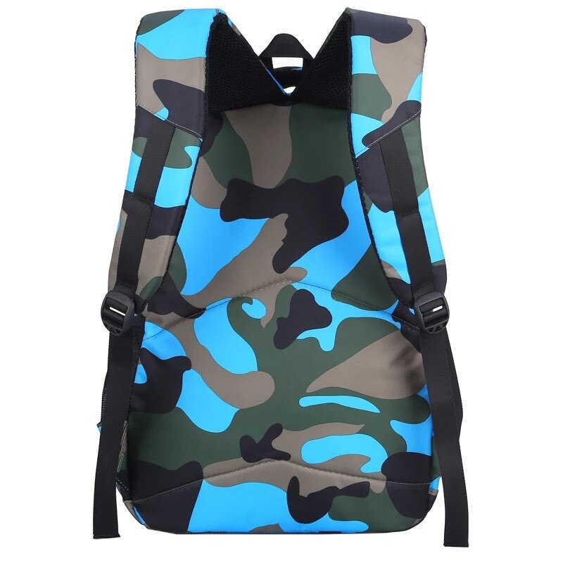 Casual camuflaje impermeable de Nylon mochilas de escuela para niñas niños Mochila de viaje de grado 1 - 6 Mochila