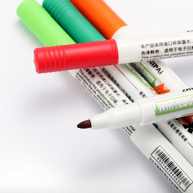 12 Kleuren Whiteboard Markers Droge Wissen Marker Grandado