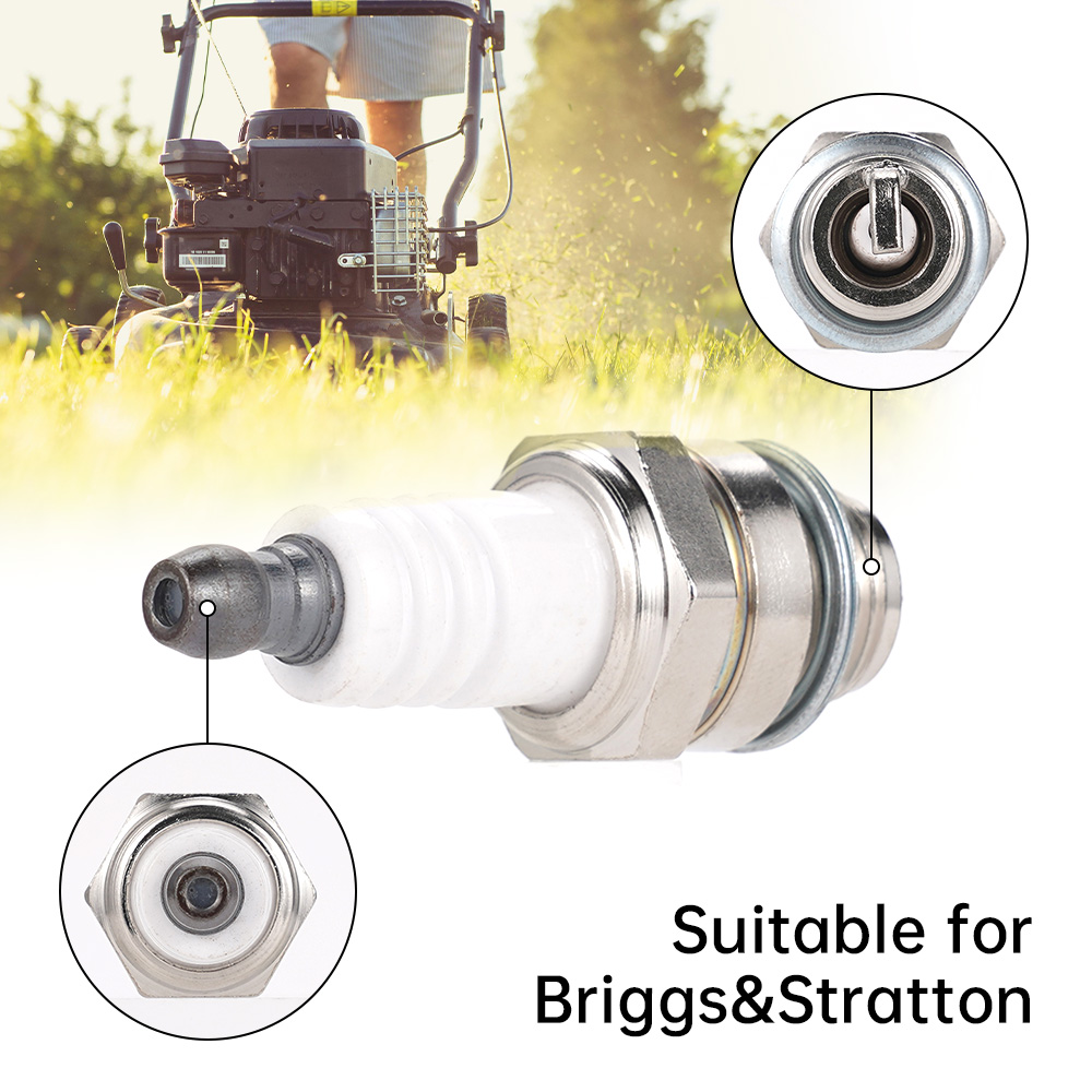 Chainsaw Lawn Mower Spark Plug RJ19LM BR2LM For Briggs & Stratton Motors Gasoline Chainsaw Brush Cutter Grass Trimmer Mower Part