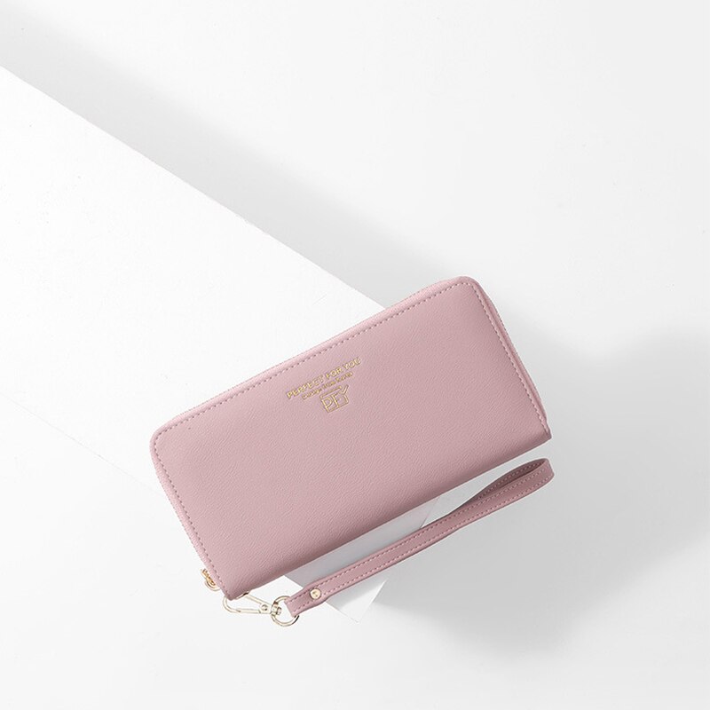 Dames portemonnee lange rits portemonnee dames creditcardhouder clutch bag