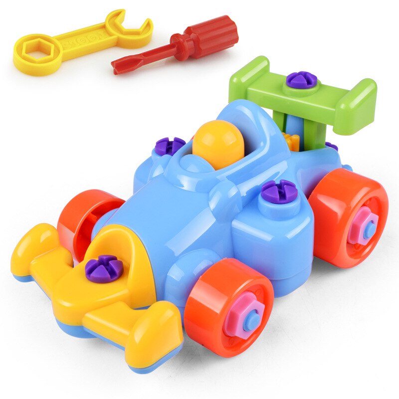 Early Learning Education DIY Screw Assembly Engineering Vehicle Detachable Assembly Dinosaur Practical Ability Educational Toys: Karting