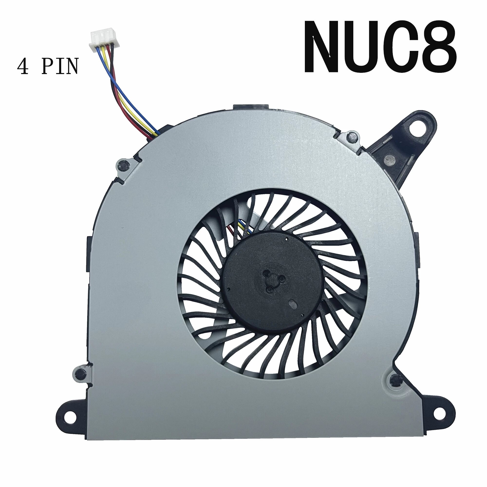 All-in-one Cooling Fan BAZB0808R5H BSC0805HA-00 DC5V D08008FN200330 for Intel NUC8i7BEH I3 I5 I7 NUC8 NUC10 Computer fans 4Pin
