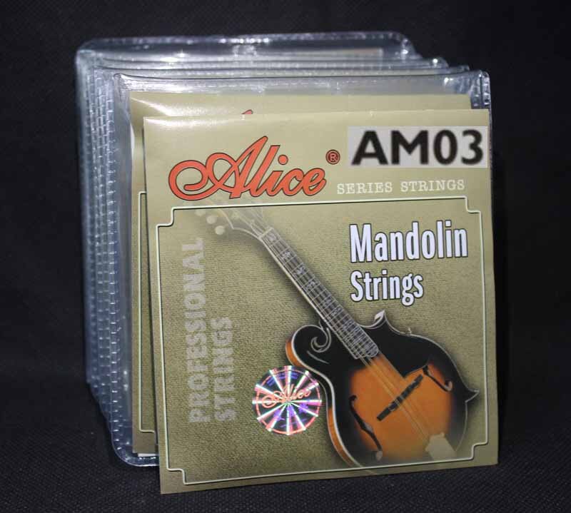 Loop End Mandolin Strings 10 Sets Alice AM03 Stainless Steel Silver-Plated L... – Grandado
