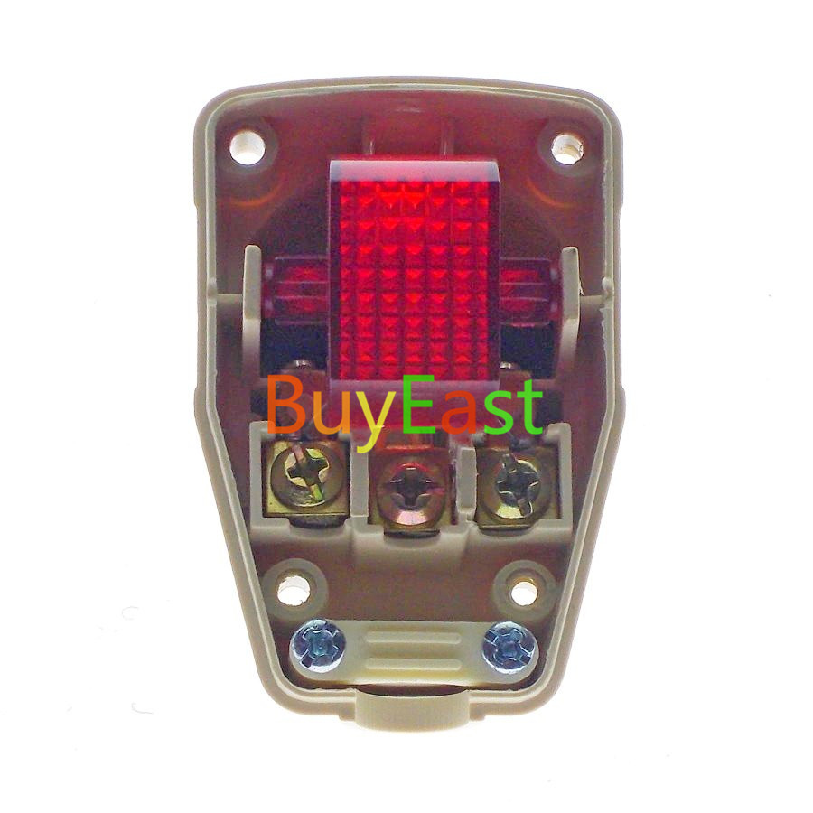 EU Schuko German Russian Rewireable Power Plug AC100~250V 16A W/ light Indicator Switch