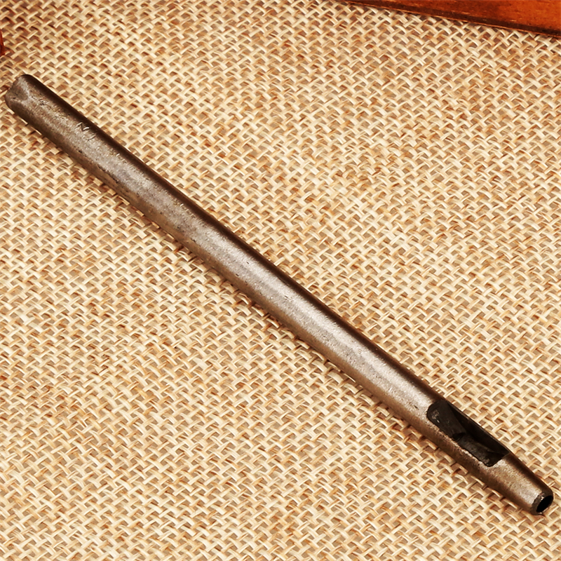 Perforadora de cuero para manualidades, herramientas de perforación de bricolaje, papel de acero, costura de billetera de cuero, perforadora de cinturón, cortador hueco 1/1.5/2/2.5/3/4/5mm: 3mm