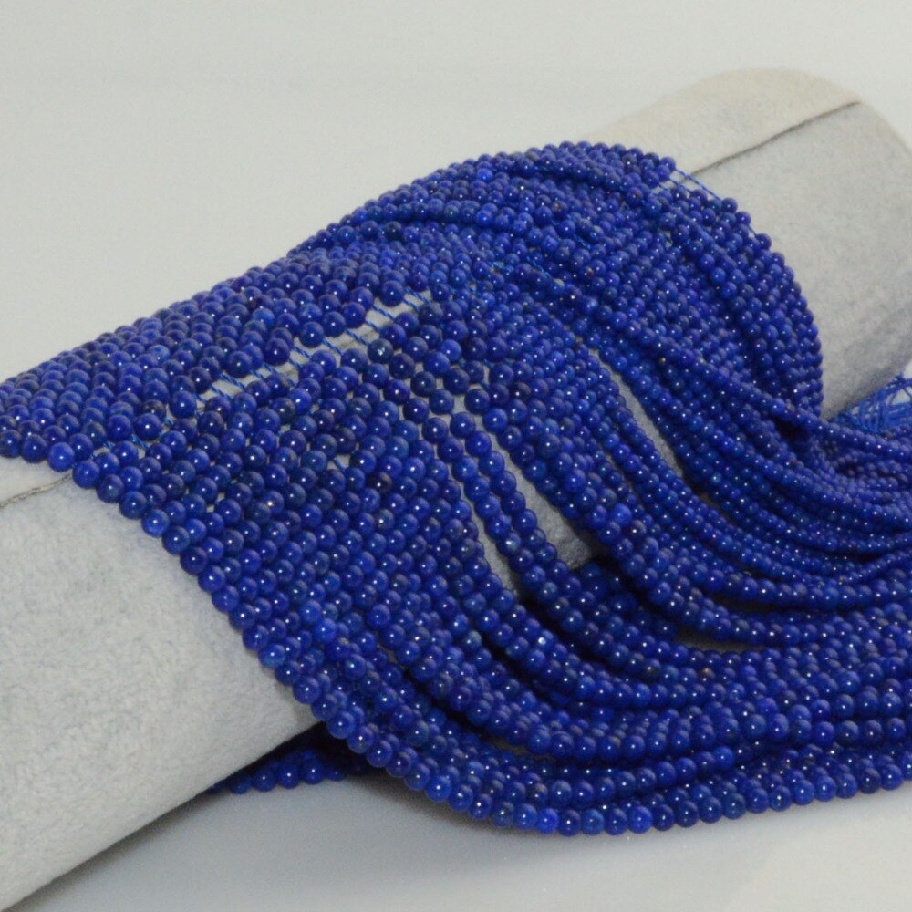 Naturale di Buona Qualità Lapislazzuli Branelli Allentati Rotondi 2.5 millimetri, 3.5 millimetri
