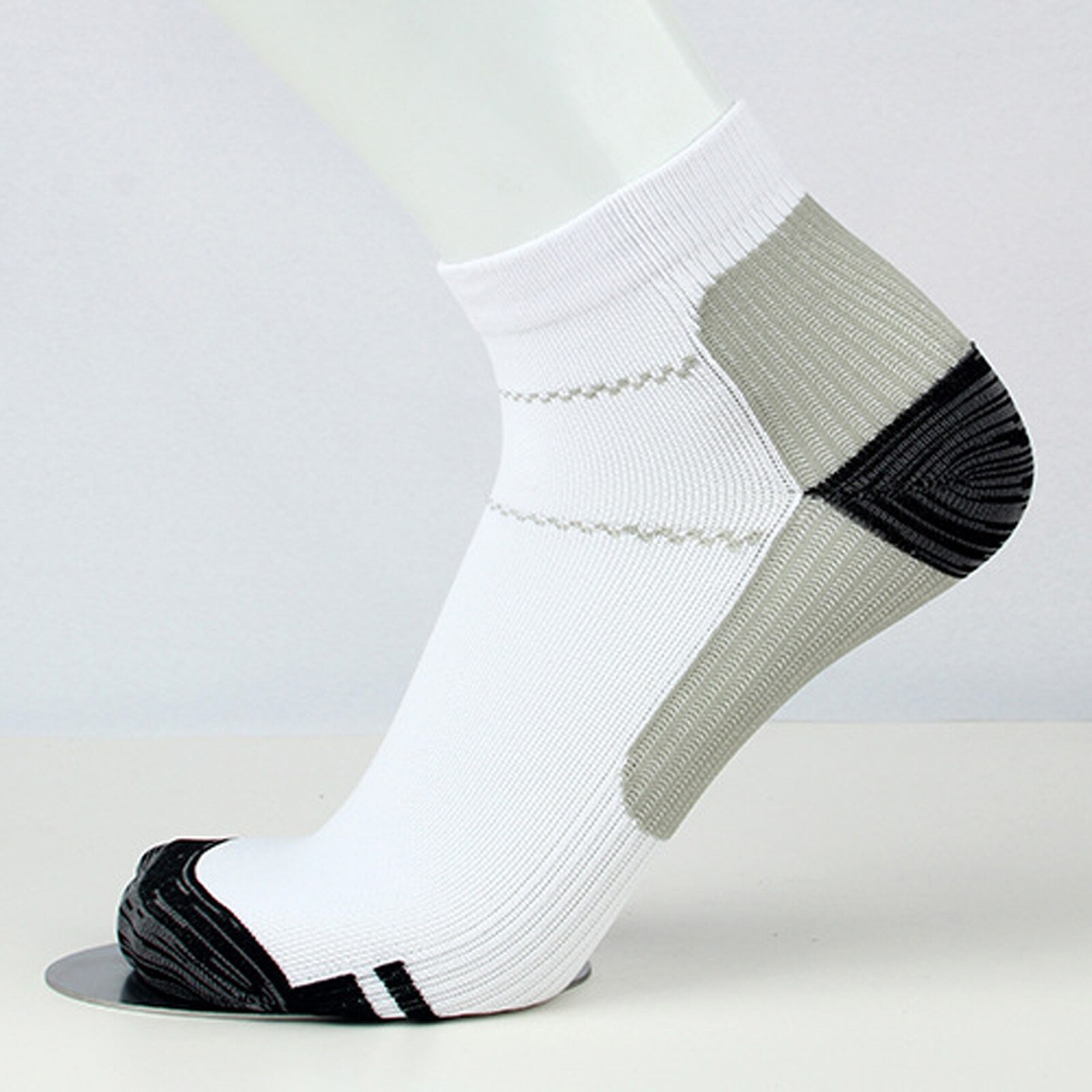 Men's And Women's Low-Tube Football Riding Sports Walking Breathable Socks Non-Slip Sweat-Absorbent Foot Sports Socks: GY