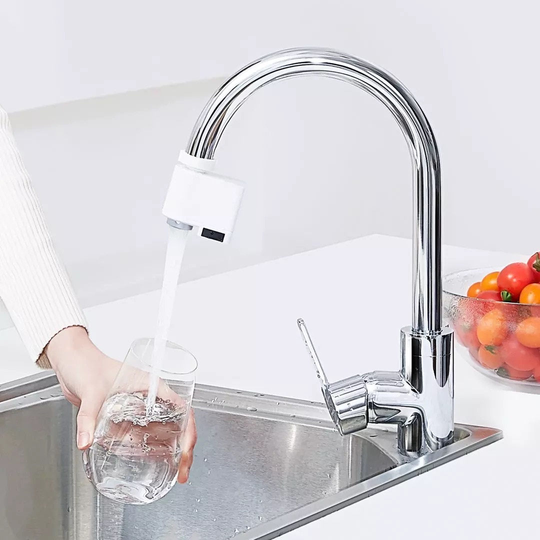 Xiaomi Zajia-sensor de ahorro de agua por inducción, grifo inteligente con sensor de desbordamiento, dispositivo de ahorro de energía y agua con boquilla para cocina y baño