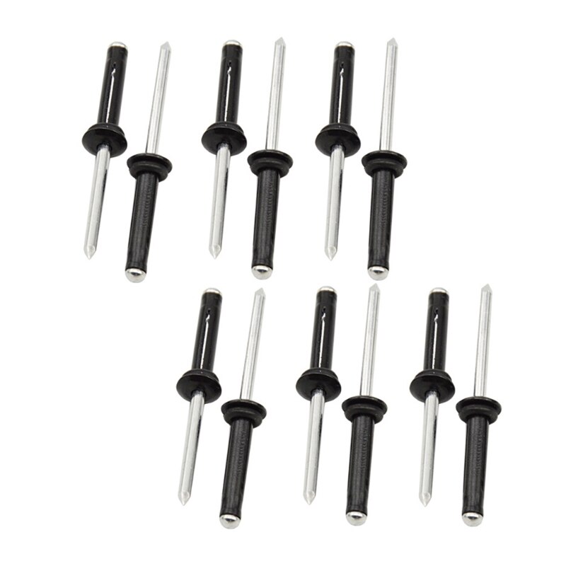 12 J-Hooks Lashing Hooks Bungee Hooks and 12 Rivets for Kayak Canoe Paddle Board 094C