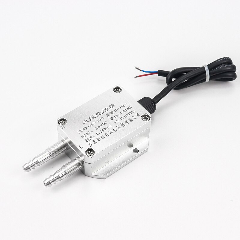 0-1MPA digital tube display air gas mirco differential pressure sensor price